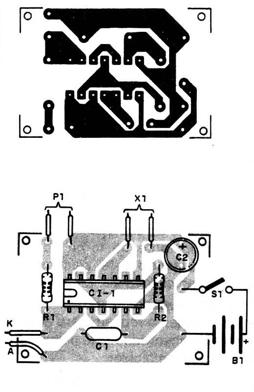 Figura 3 – placa para a montagem
