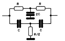 Figura 1 – O oscilador de duplo T
