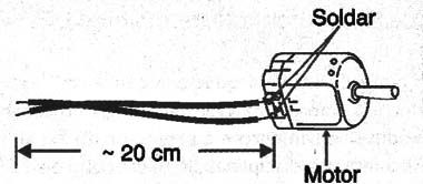 Figura 1 – O motor preparado para os experimentos
