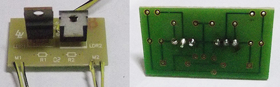 Figura 17 – Soldando os transistores

