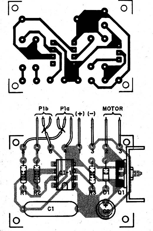    Figura 10 – Placa de circuito impresso para a montagem
