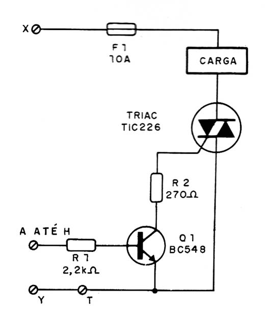   Figura 11 – Placa para a interface com triac
