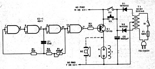   Figura 4 – Circuito do oscilador

