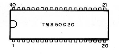    Figura 2 – Pinagem do TMS 50C20
