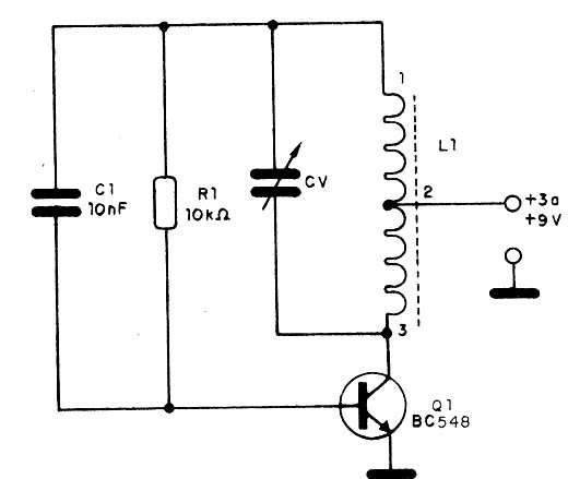 Figura 1 - Diagrama do Oscilador Hartley
