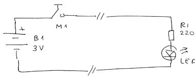 Figura 1 - Diagrama do telégrafo experimental.

