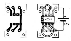 Figura 2 - Montagem em placa de circuito impresso
