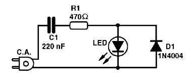 Figura 1 - Diagrama da lâmpada de LEDs 