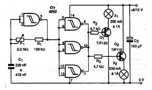 Figura 1 – Circuito do pulsador
