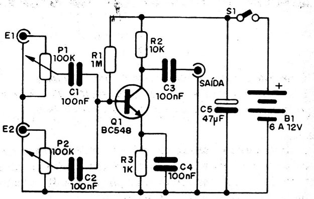 Figura 1 – Diagrama do mixer
