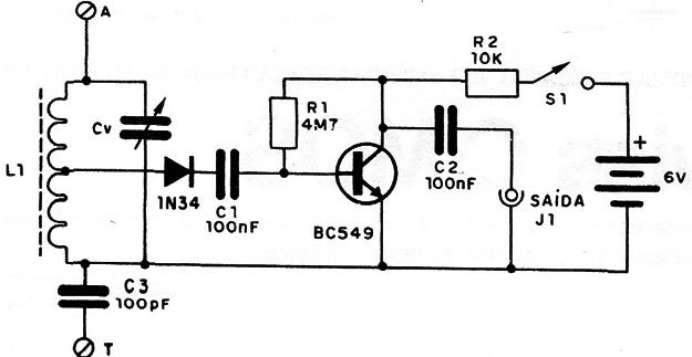 Figura 1 – Circuito do amplificador

