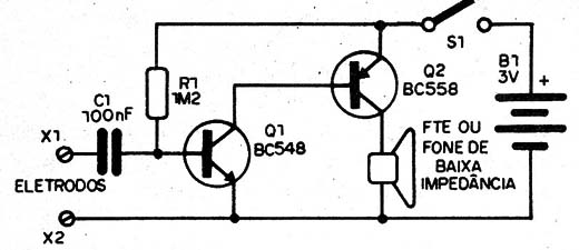    Figura 9 – Um circuito amplificador

