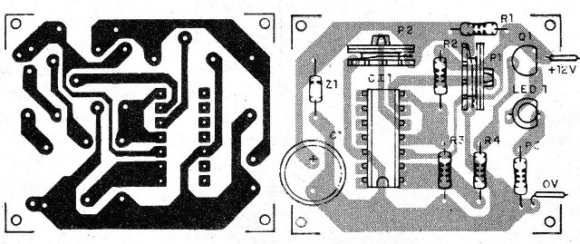    Figura 3 – Placa de circuito impresso para a montagem
