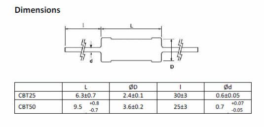 Figura 3 – especificações mecânicas
