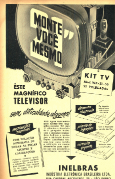 Figura 8 – Televisor em kit da Inelbras de 1956
