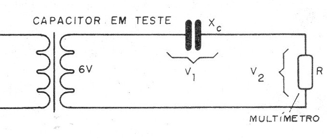    Figura 3 - Descobrindo o valor de um capacitor.
