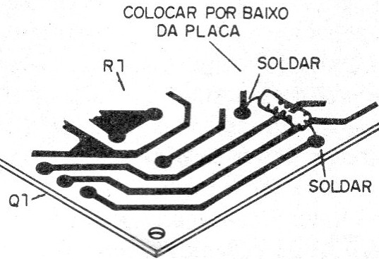    Figura 7 – Acrescentando um resistor
