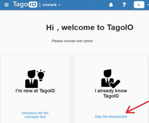 Figura 1 - opções de nível de usuário na TagoIO (fonte: livro IoT SigFox Com Edukit RedFox)

