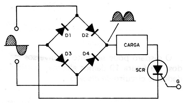 Figura 5 – Usando uma ponte de diodos

