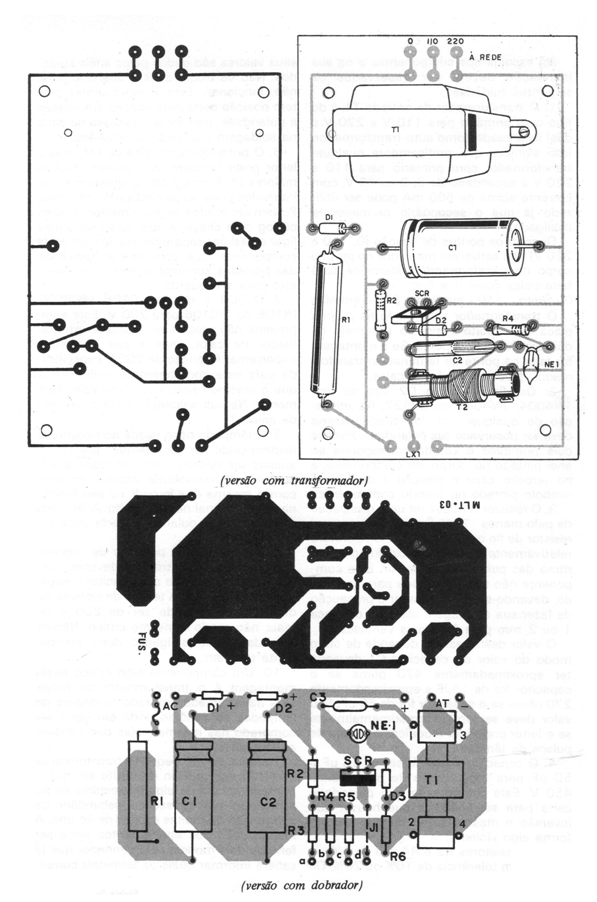 Figura 10 – Placa para a montagem
