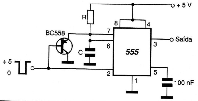 Monoestáveis TTL 74121 74122 e 74123
