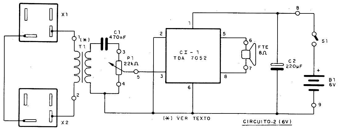 Fig. 7 – Diagrama esquemático do segundo amplificador.
