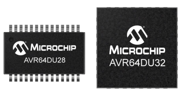 Figura 1 – Os microcontroladores AVR@DU da Microchip
