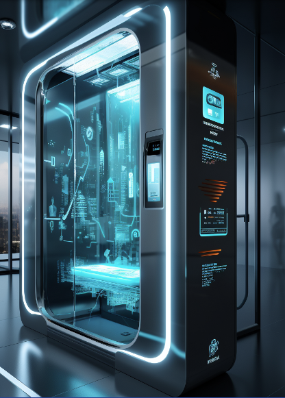 Figura 4 – Conceito de elevador do Futuro (Sheridan Lift Tech.)
Figura 4 – Conceito de elevador do Futuro (Sheridan Lift Tech.)