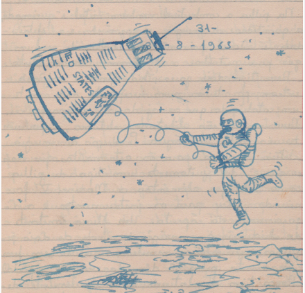 Figura 3 – Ilustração feita a mão – observe a data
Figura 3 – Ilustração feita a mão – observe a data