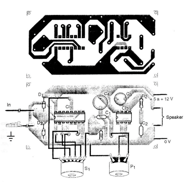 Figura 2 Placa de circuito impresso para o Projeto 
 Figura 2 Placa de circuito impresso para o Projeto