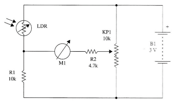 Figura 3 - Detector de luz.
Figura 3 - Detector de luz.