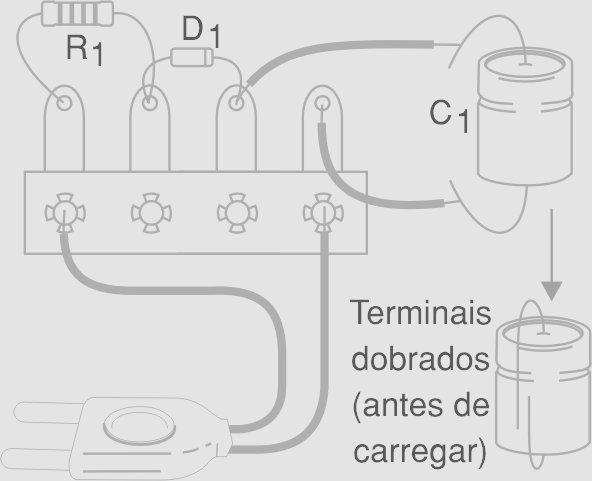 Figura 2 – Montagem em ponte de terminais Figura 2 – Montagem em ponte de terminais
