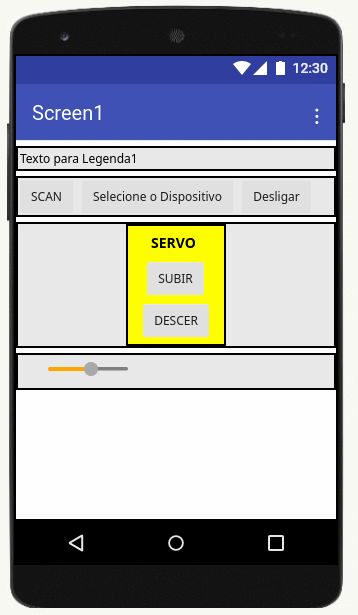 Figura 1 – O Layout do aplicativo