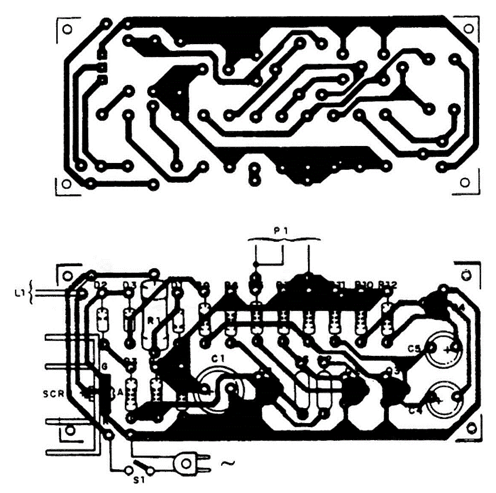 Figura 3 - Placa de circuito impresso para o projeto Figura 3 - Placa de circuito impresso para o projeto