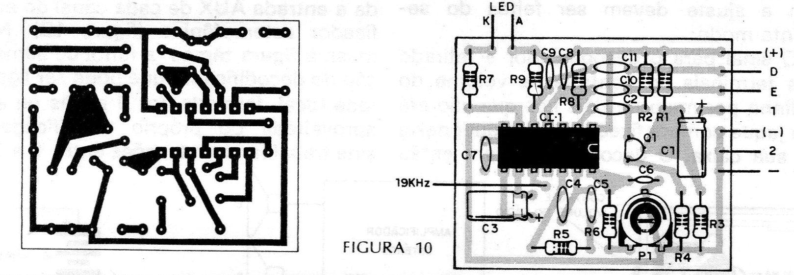 Figura 10 – Placa para a montagem Figura 10 – Placa para a montagem