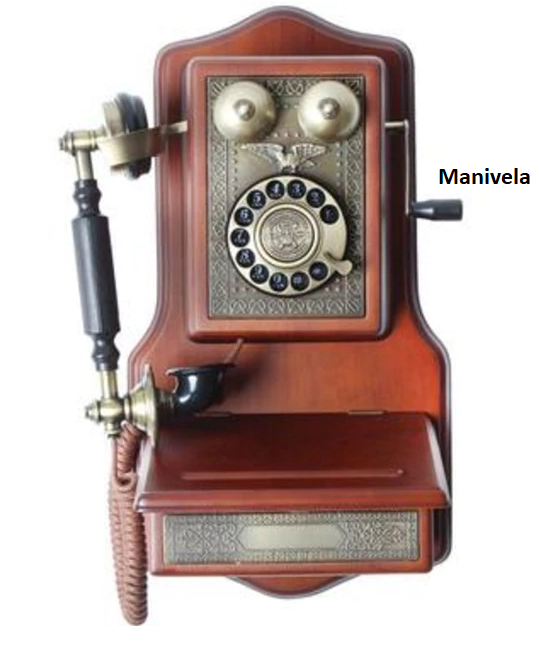 Figura 1 – Telefone antigo de parede Figura 1 – Telefone antigo de parede