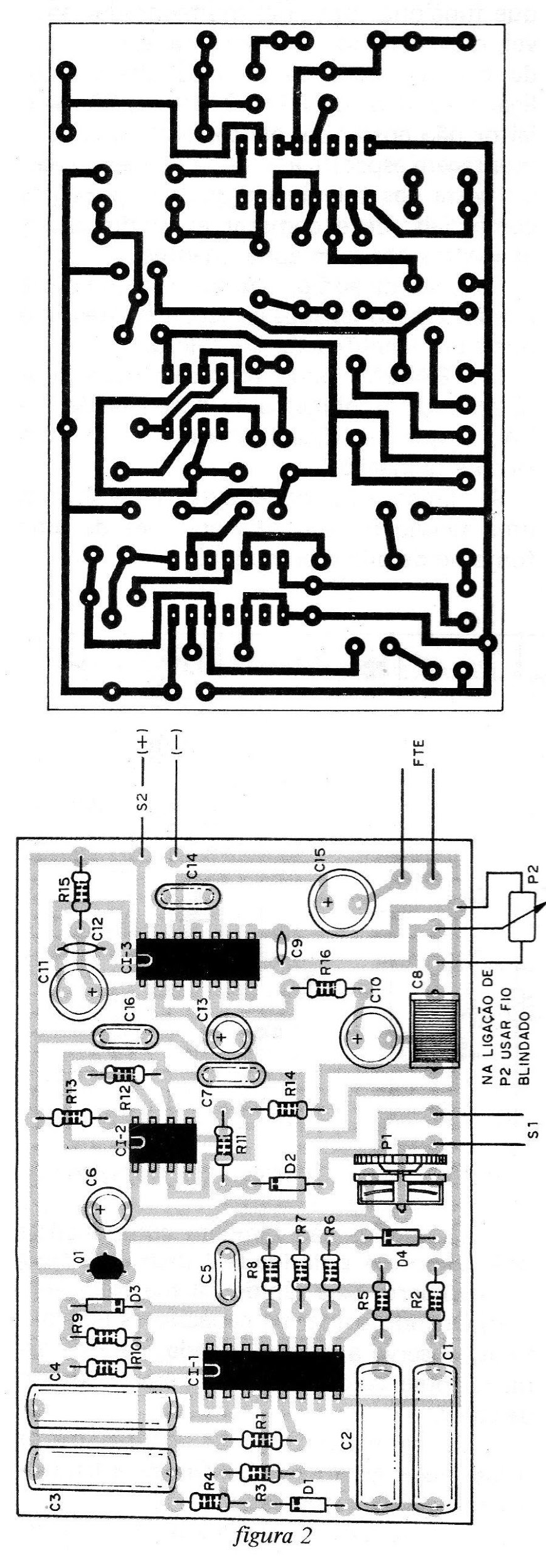 Figura 2 – Placa para a montagem Figura 2 – Placa para a montagem