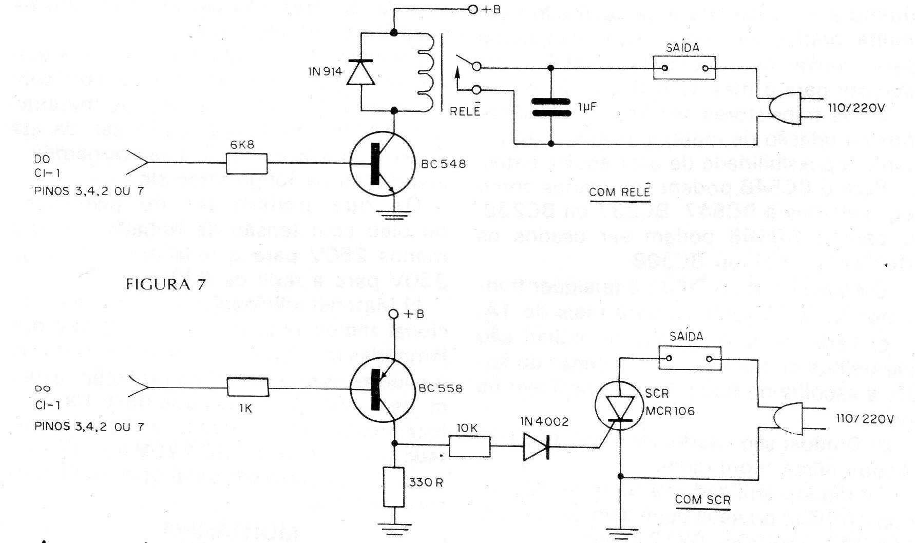 Figura 7 – Circuitos de acionamento Figura 7 – Circuitos de acionamento