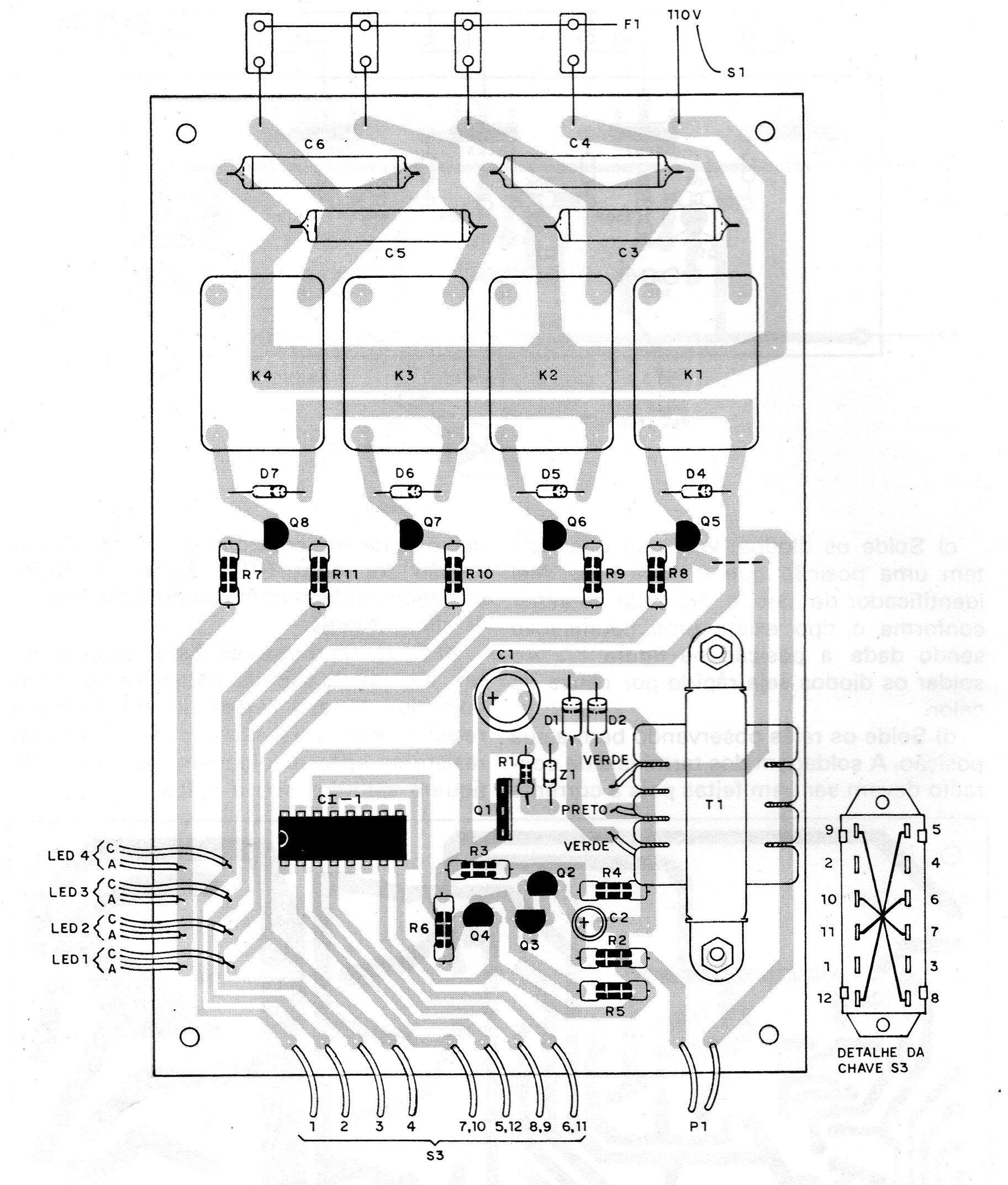 Figura 11 – Placa para a montagem Figura 11 – Placa para a montagem