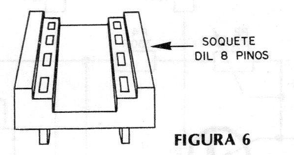 Figura 6 – Soquete para o circuito integrado Figura 6 – Soquete para o circuito integrado