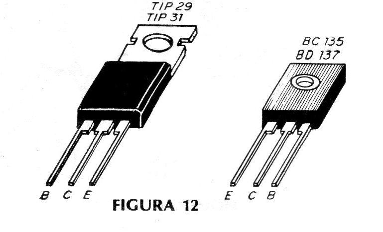 Figura 12 – Ligação dos transistores Figura 12 – Ligação dos transistores