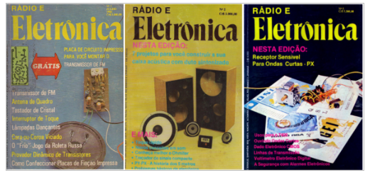 Figura 3 – Exemplares da revista

