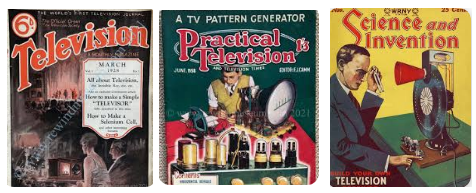 Figura 8 – Velhas revistas com TV como tema
