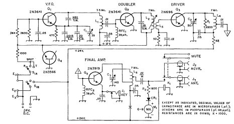 Figura 4 – Um transmissor transistorizado de 30 W
