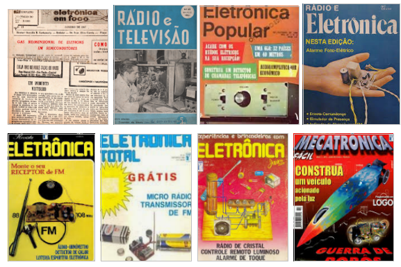 Figura 1 – Algumas revistas em que trabalhei
