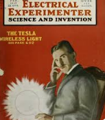 Figura 5 – Revista Electrical Experimenter de 1910 com Tesla na capa.
Figura 5 – Revista Electrical Experimenter de 1910 com Tesla na capa.