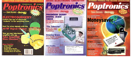 Figura 1 – Revistas da Gernsback, empresa sucessora com artigos meus
