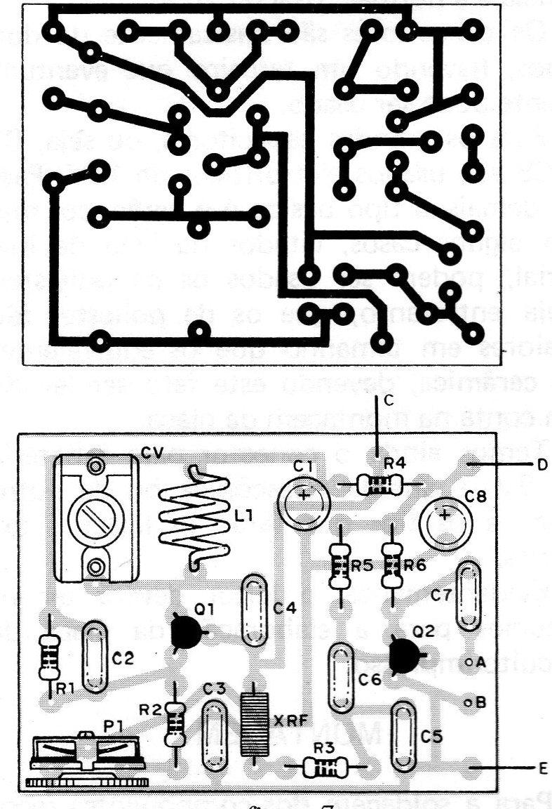 Figura 7 – Placa para a montagem Figura 7 – Placa para a montagem