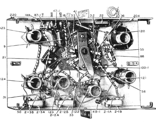 Figura 7 – As bobinas e a chave seletora da etapa de RF
