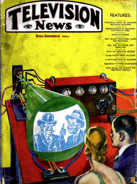 Figura 3 – Primeiros experimentos com cinescópios de raios catódicos
Figura 3 – Primeiros experimentos com cinescópios de raios catódicos
